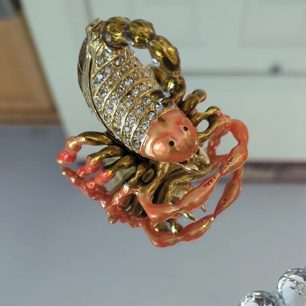 Scorpion Tchotchke Jewelry Trinket Holder NIB